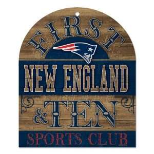    NFL New England Patriots Sign Sports Club: Sports & Outdoors