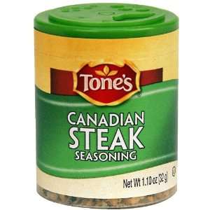 Tones Minis Steak Seasoning, Canadian, 1.10 Ounce  