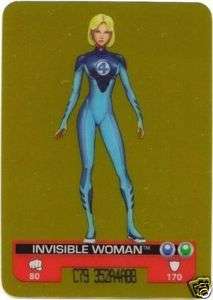 INVISIBLE WOMAN #145 2008 Marvel Gold Lamincards FAN 4  