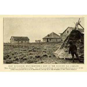   Hudsons Bay Co. Mackenzie   Original Halftone Print
