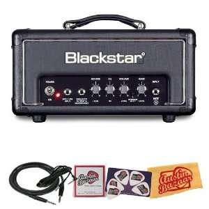  Blackstar HT 1RH 1 Watt Guitar Amp Head Bundle with 5 Foot 