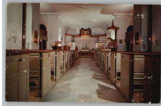 Postcard  Bruton Parish Church  Williamsburg,Virginia  