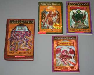Deltora (Emily Rodda) Quest Dragons Book Lot RL 4 HCTS  