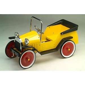  The Jalopy Harry Pedal Car Yellow & Red Wheels: Toys 