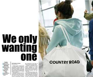 New Korea Fashion Women Canvas Big Shoulder Bag Handbag  