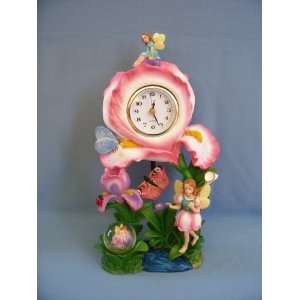  *NEW* Fairy Pendulum/Swing Clock with Snow Dome/Globe 