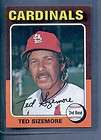1975 Topps #404 TED SIZEMORE Cardinals NM or Better (4
