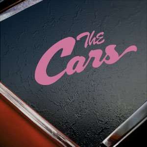  The Cars Pink Decal Rock Band Car Truck Window Pink 