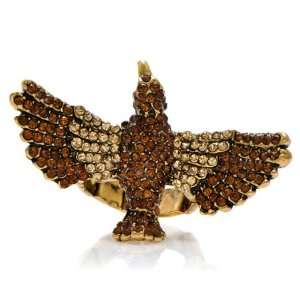 Hunger Games Jewelry: Tiki the Mocking Jay Bird Ring   Gold