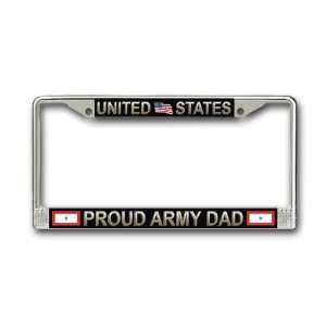  US Army Dad One Blue Star License Plate Frame 