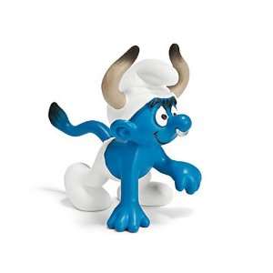  Taurus Smurf ~1.9 Mini Figure: Schleich Mini Figure 