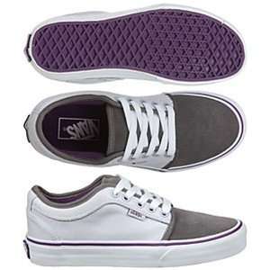  Vans Skateboard Shoes Womens Chukka Low   Gray/Purple 