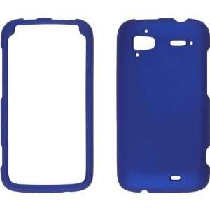  Wireless Solutions Soft Touch Snap On Case for HTC Sensation (Blue 
