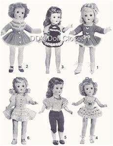 Doll Clothes 2 Knit ~ 14 Toni  Betsy McCall  Sweet Sue  