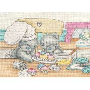  Baking (Tatty Teddy)   Cross Stitch Kit: Arts, Crafts 