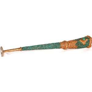 Tibetan Trumpet (dung)   Copper with Turquoise 