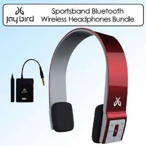   Sportsband Bluetooth Wireless Headphones Apple Red Bundle Electronics