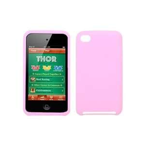  Skque Pink Silicone Skin for Apple iPod Touch 4G Series 