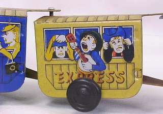 Thanks for bidding on this vintage Western Comic Zig Zag Express train 