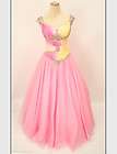 TERANI COUTURE Silk $600 Pink Prom Dress Evening Party Gown   BRAND 