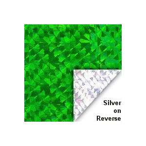  Green Holographic Mylar Cellophane Sheets