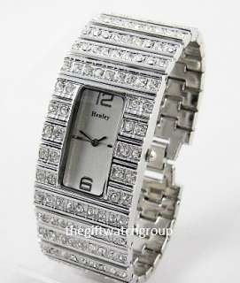 Silver / Gold Tone Henley Ladies Crystal Bracelet Watch  