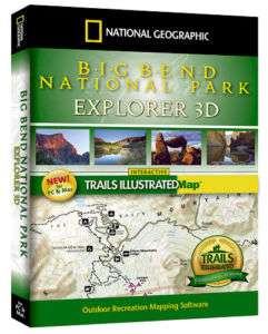 Trails Illustrated Big Bend National Park Explorer 3D  