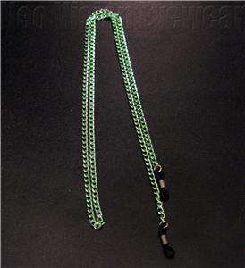   metal material green chain links rubber adjustable tips this will