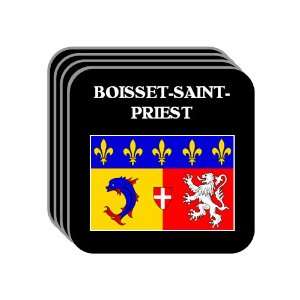 Rhone Alpes   BOISSET SAINT PRIEST Set of 4 Mini Mousepad Coasters
