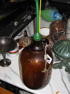 Vintage Weed Killer Glass Jug With Spray Applicator  