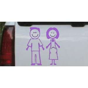  Purple 5in X 4.7in    Expecting Family Stick Family Stick 