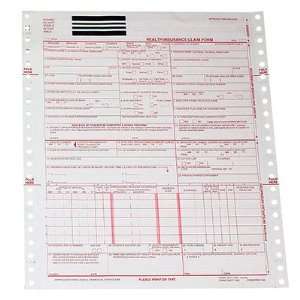 CMS 1500 Form, Continuous, 2 Part, 9.5x11, 20 lbs Stock 