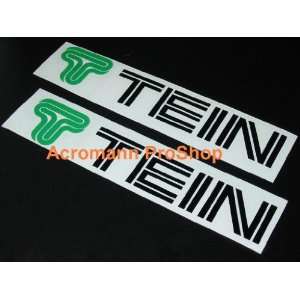  Tein Racing Decal Sticker(new) Green/black X2