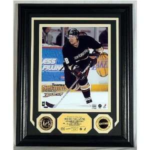 Teemu Selanne 24Kt Gold Coin Photo Mint