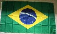Brazil Large National Flag Soccer National team New!  