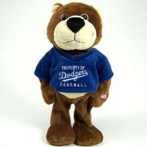   ANGELES DODGERS OFFICIAL DANCING MUSICAL TEDDY BEAR: Sports & Outdoors
