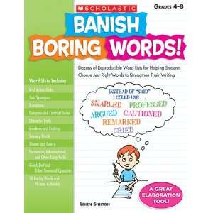   Boring Words Gr 4 8 By Scholastic Teaching Resources Toys & Games