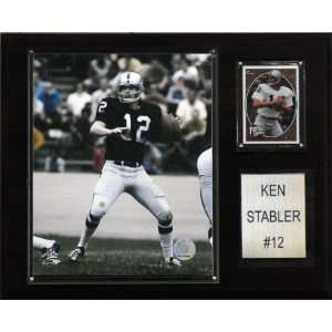  NFL Ken Stabler Oakland Raiders Player Plaque: Sports 