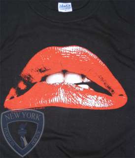 ROCKY HORROR PICTURE SHOW T SHIRT LIPS TOP TEE M  