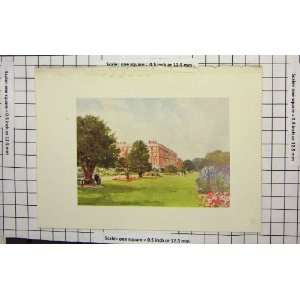  COLOUR PRINT MANSION HOUSES FLOWERS TREES GARDEN: Home 