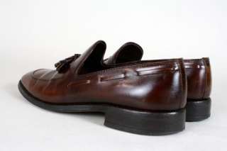 Vtg Nettleton Brown Tassle Leather Loafer Shoe 9 D EXC  