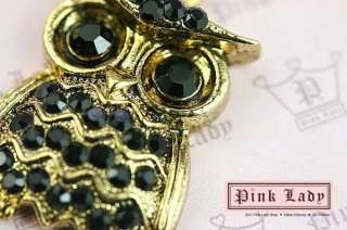 This is the Cute Black Style Owl Charms Pendant Wholesale (3pcs)