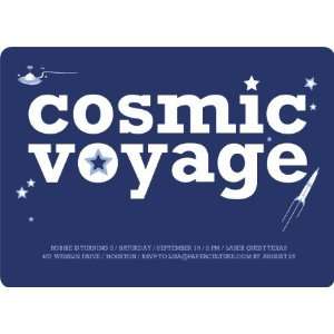 Cosmic Space Voyage Invitation
