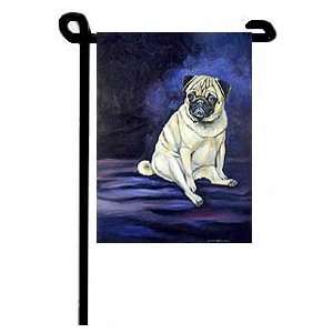  Fawn Pug   Penny for your Thoughts   Garden Flags: Patio 