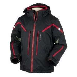  Obermeyer Boys Ricochet Ski Jacket   Black 14: Sports 