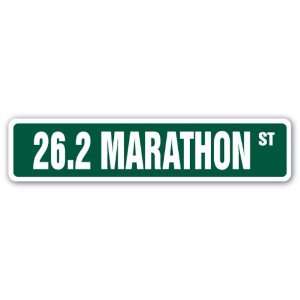  26.2 MARATHON Street Sign runner shoes jog jogging run 