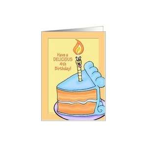  Tasty Cake Humorous 4th Birthday Card Card Toys & Games