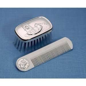  Lunt Sterling Silver Classic Pooh Comb & Brush Set: Beauty