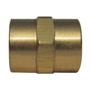   Nptf Female Hex Brass Indl Pipe Coupling