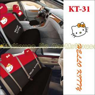 Hello Kitty Thick Car Seat Cover Set 10 pcs KT31  